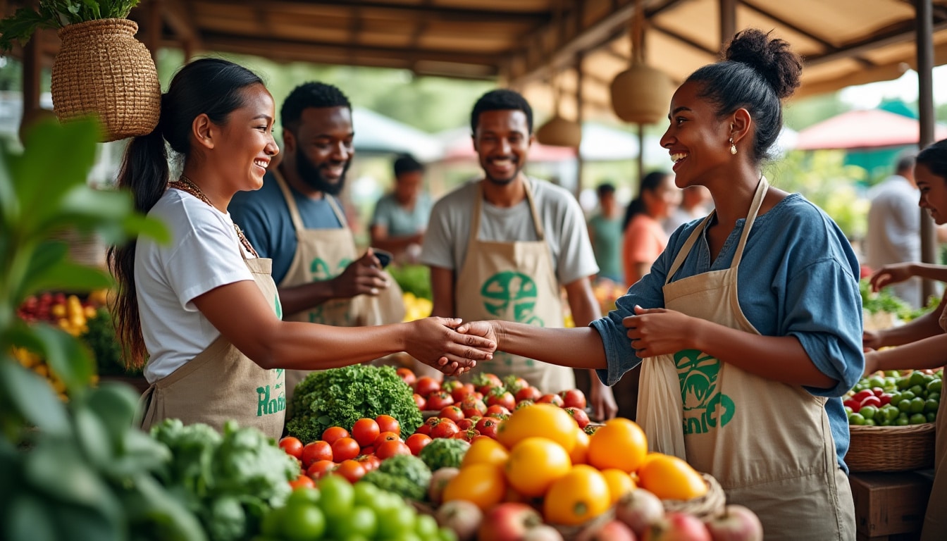 découvrez comment les marchands des marchés traditionnels se mobilisent pour l'abolition des emballages plastiques, promouvant des solutions écologiques et durables.