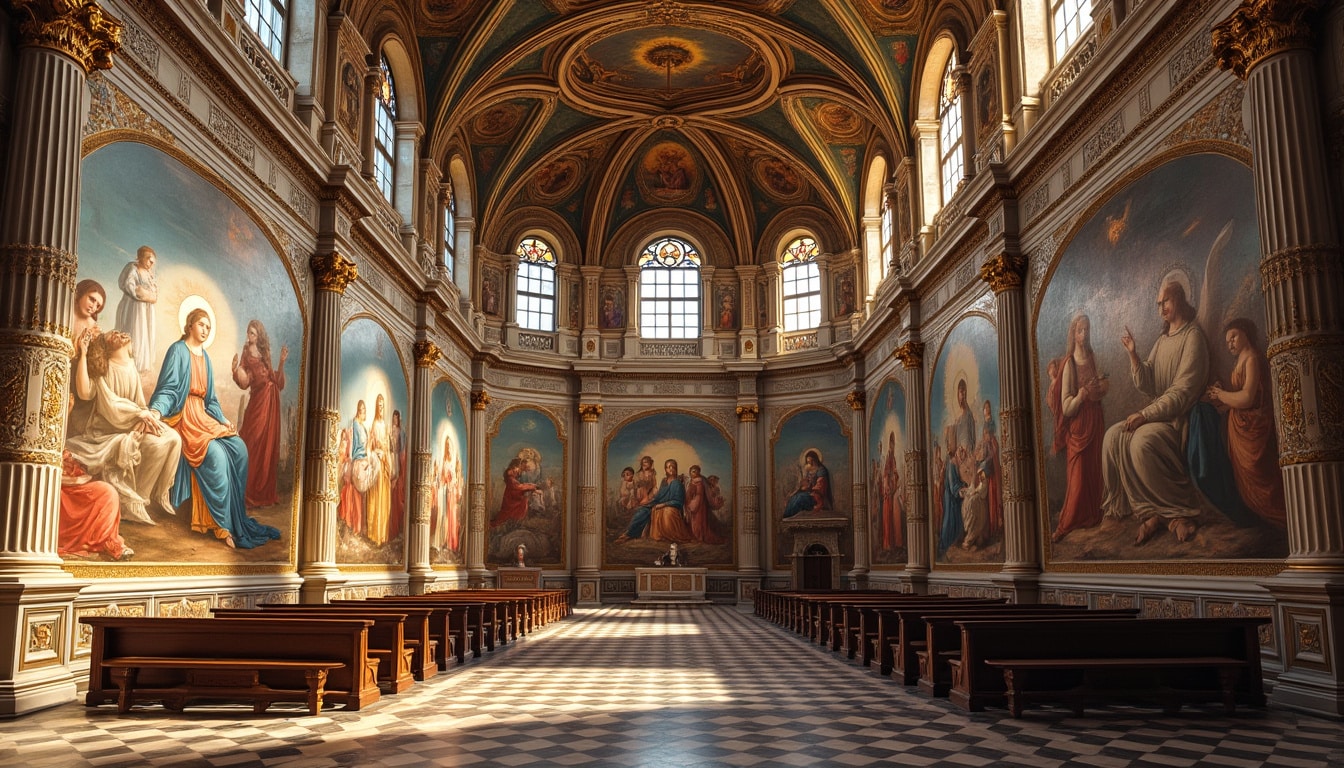 découvrez les peintures murales d'inspiration toscane récemment redécouvertes dans les églises baroques, alliant art ancien et richesse culturelle unique.