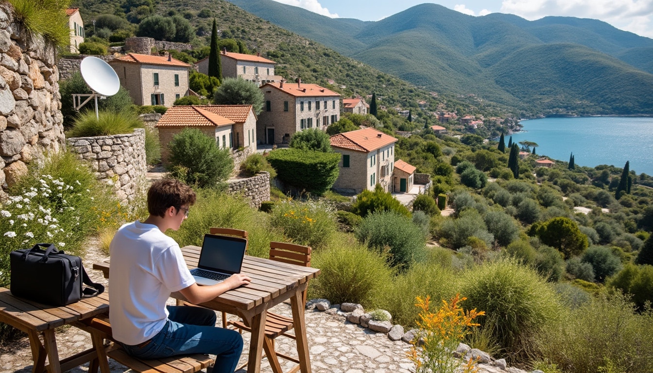 découvrez comment le télétravail dynamise les petits villages connectés de corse-du-sud, apportant une nouvelle vie et opportunités à ces communautés rurales.