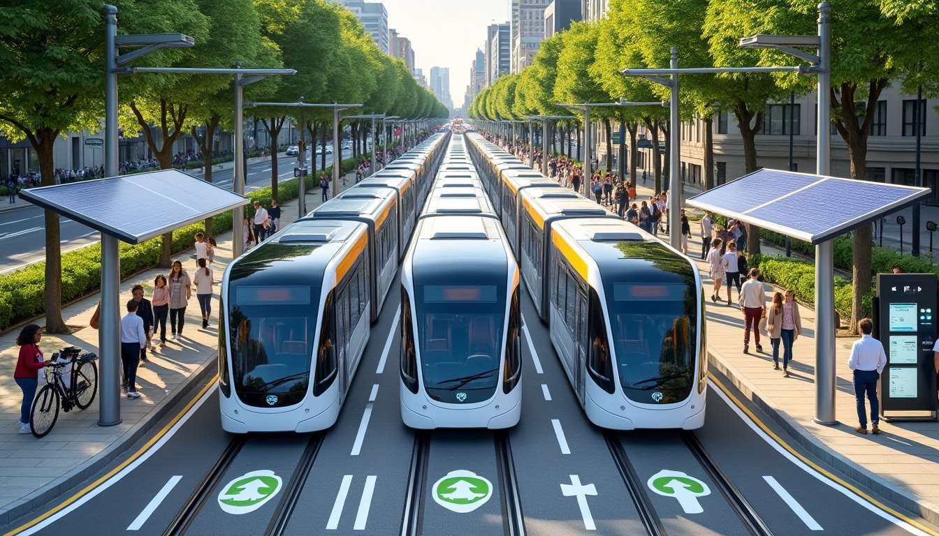 découvrez comment le réseau local de transports en commun déploie des navettes électriques pour offrir une mobilité plus écologique et efficace.