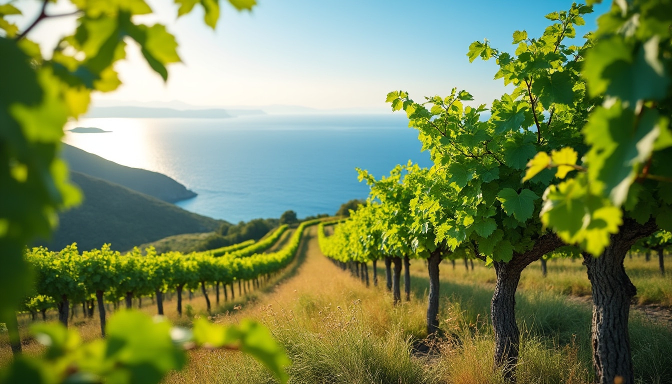 découvrez comment l'air marin joue un rôle crucial dans la prévention du gel tardif, protégeant ainsi les vignobles de l'aoc patrimonio et garantissant la qualité exceptionnelle de ses vins.
