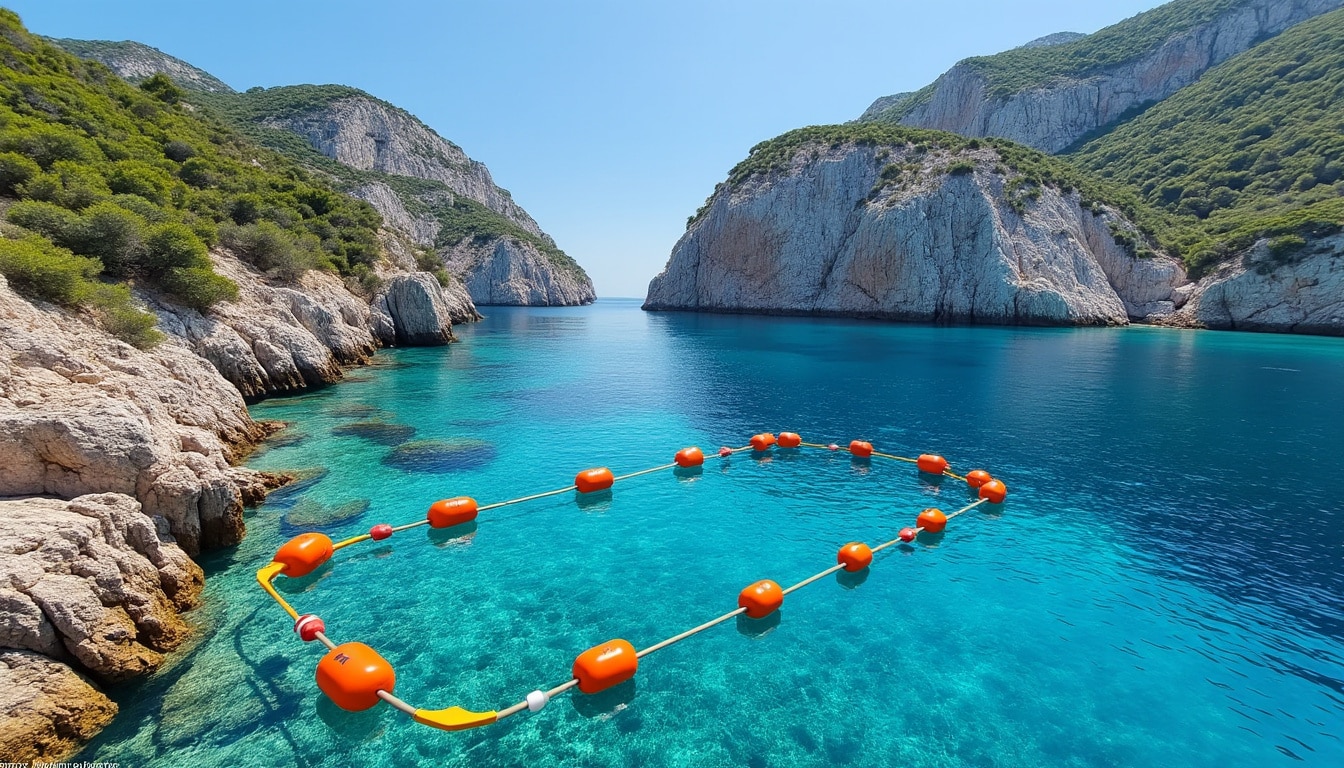 découvrez comment la délimitation d'une zone tampon maritime contribue à la protection de la réserve de scandola, un espace naturel unique en méditerranée.