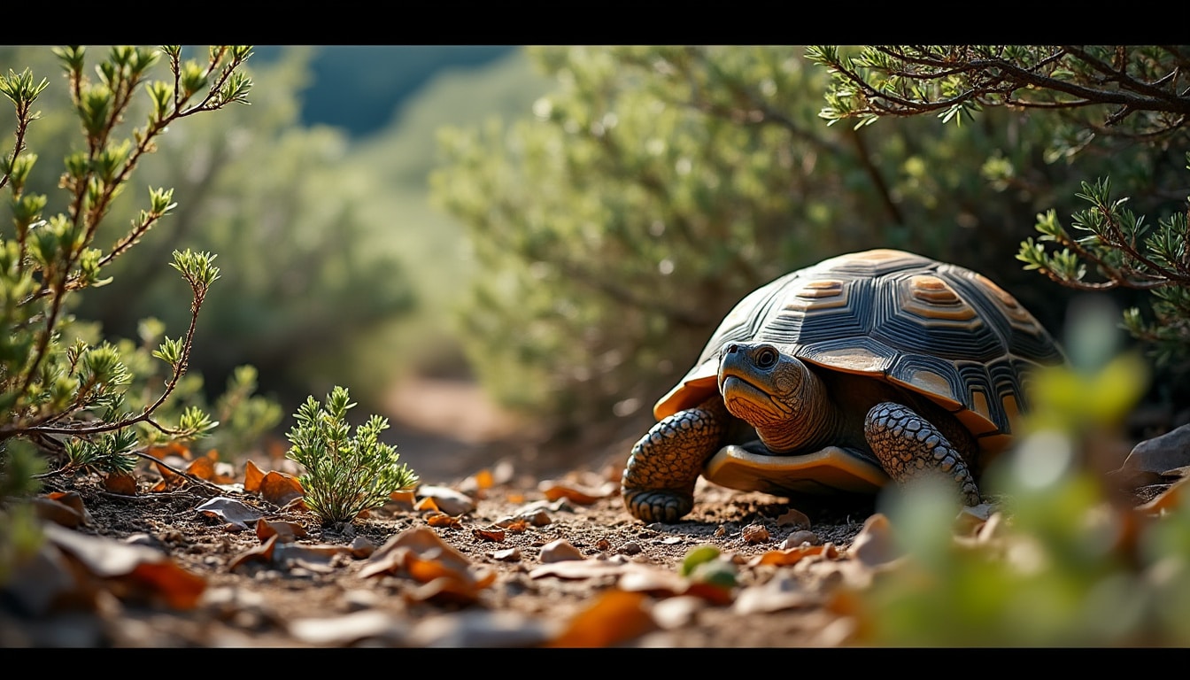 découvrez les efforts de conservation pour protéger les tortues d'hermann dans le maquis dense de haute-corse, un habitat naturel unique et fragile.