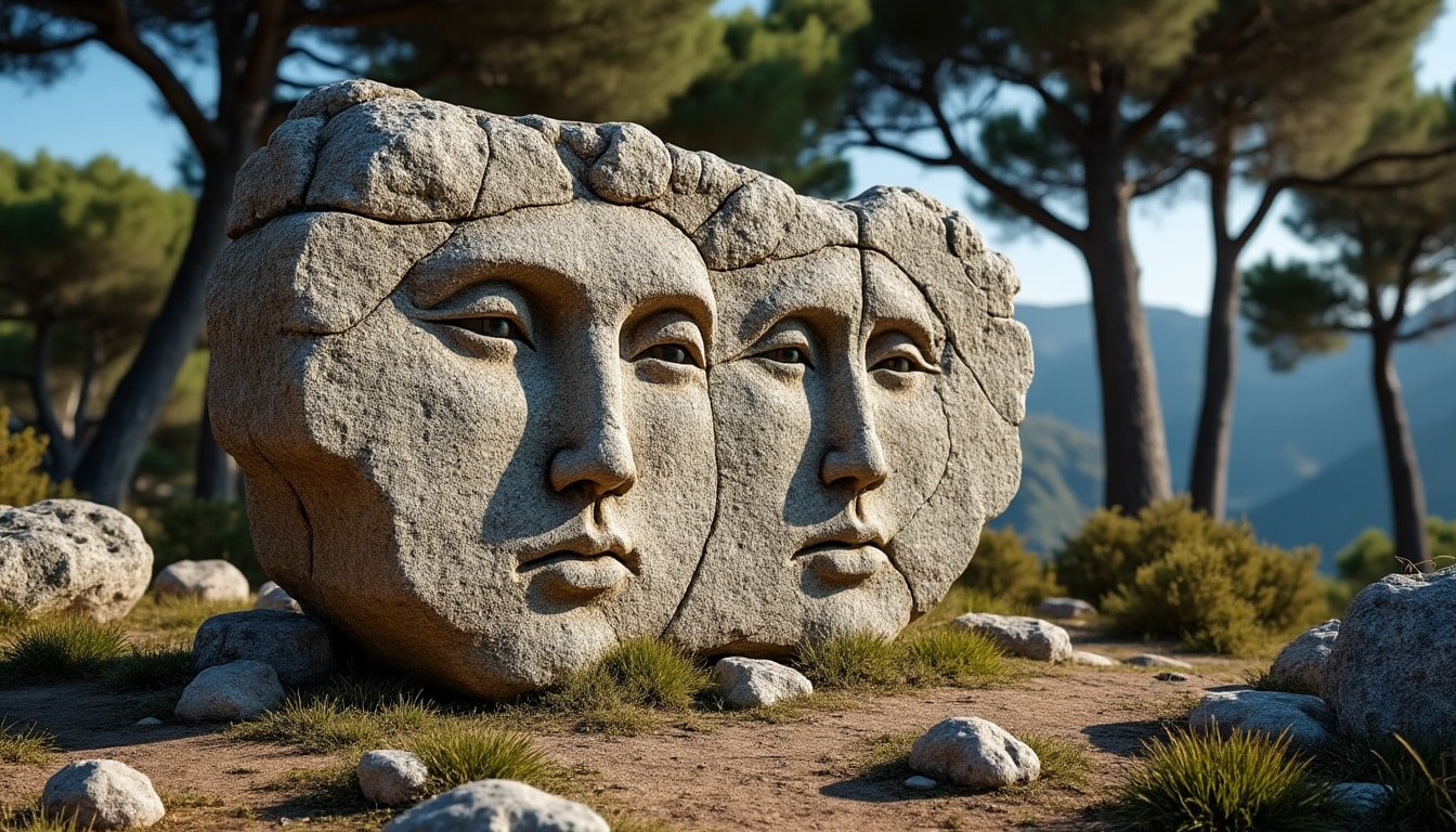 découvrez l'observation des visages gravés sur les pierres du site préhistorique de filitosa, un témoignage unique de l'art et de la culture des anciennes civilisations corses.