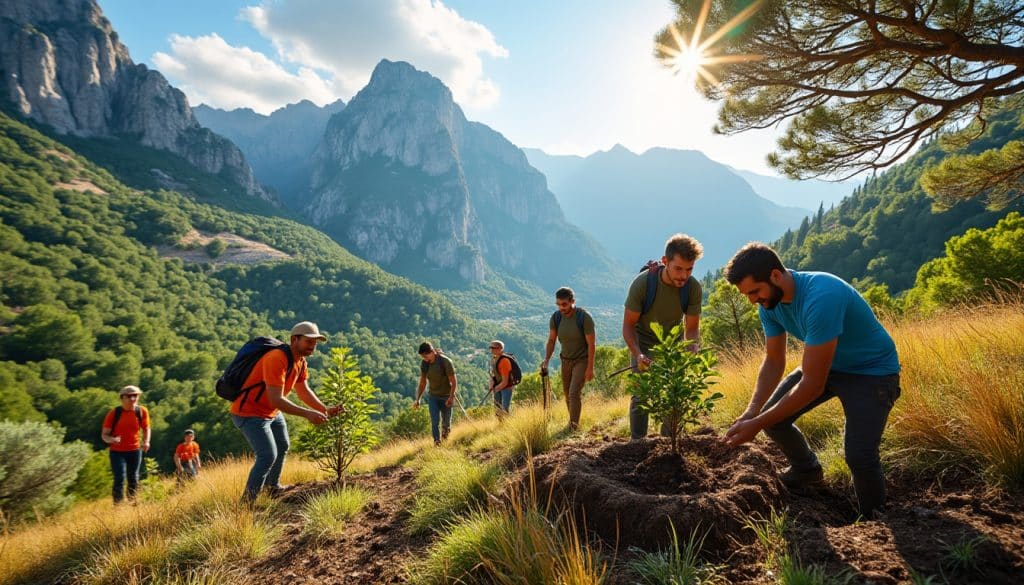 découvrez comment le parc naturel régional de corse organise des chantiers internationaux de bénévoles pour préserver l'environnement et promouvoir la solidarité à travers des actions concrètes.