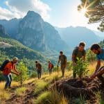 découvrez comment le parc naturel régional de corse organise des chantiers internationaux de bénévoles pour préserver l'environnement et promouvoir la solidarité à travers des actions concrètes.