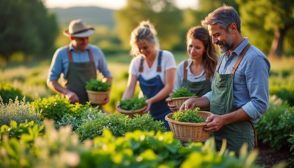 découvrez la cueillette supervisée d’herbes aromatiques : une activité conviviale pour explorer les plantes et profiter d’une expérience enrichissante.